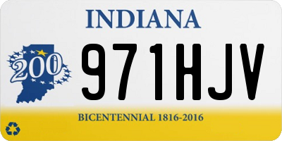IN license plate 971HJV