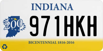 IN license plate 971HKH