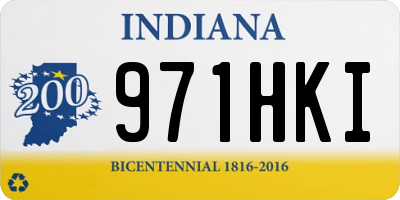 IN license plate 971HKI
