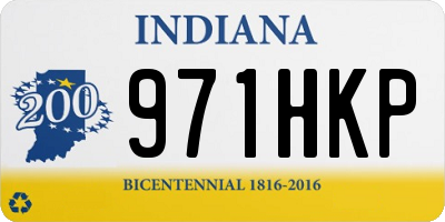 IN license plate 971HKP