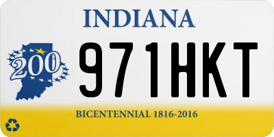 IN license plate 971HKT
