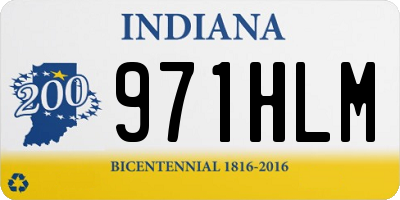 IN license plate 971HLM