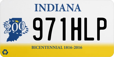 IN license plate 971HLP