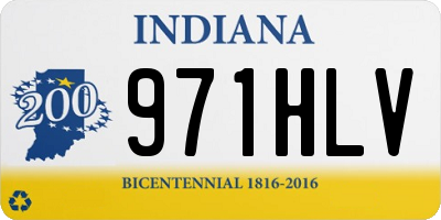 IN license plate 971HLV