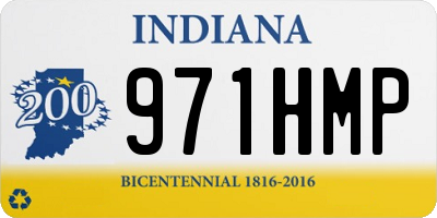 IN license plate 971HMP
