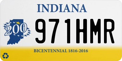 IN license plate 971HMR