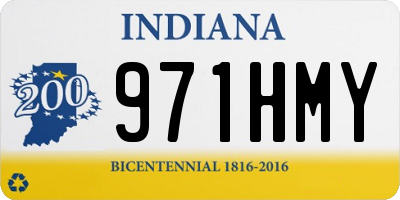 IN license plate 971HMY