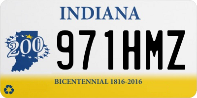 IN license plate 971HMZ