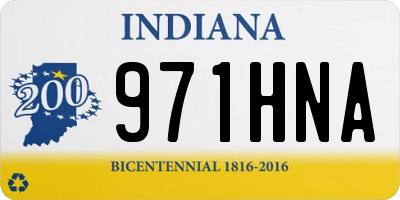 IN license plate 971HNA