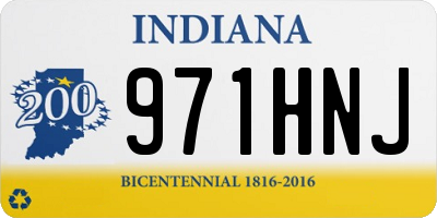 IN license plate 971HNJ