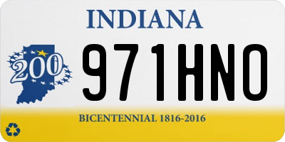 IN license plate 971HNO