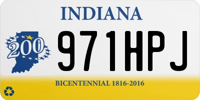 IN license plate 971HPJ