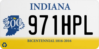 IN license plate 971HPL