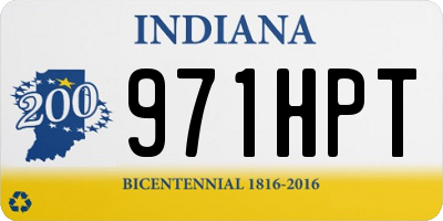 IN license plate 971HPT