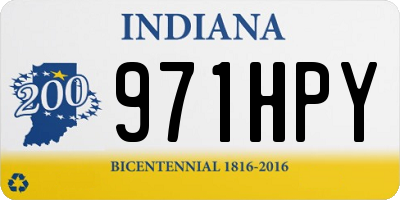 IN license plate 971HPY