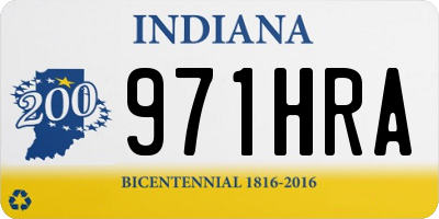 IN license plate 971HRA