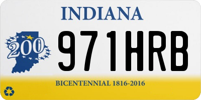 IN license plate 971HRB