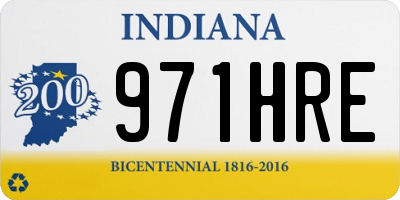 IN license plate 971HRE