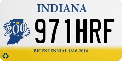 IN license plate 971HRF