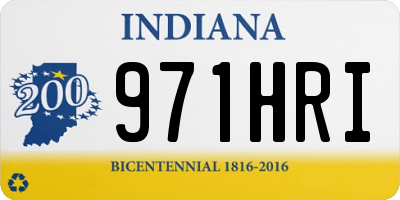 IN license plate 971HRI