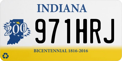 IN license plate 971HRJ