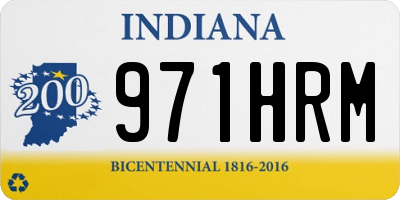 IN license plate 971HRM