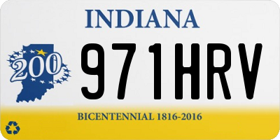 IN license plate 971HRV
