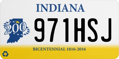 IN license plate 971HSJ