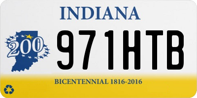 IN license plate 971HTB