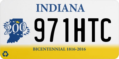 IN license plate 971HTC