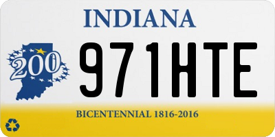IN license plate 971HTE