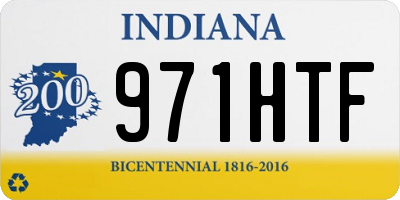 IN license plate 971HTF
