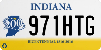 IN license plate 971HTG