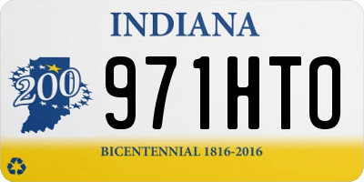 IN license plate 971HTO