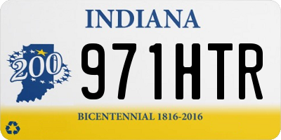 IN license plate 971HTR