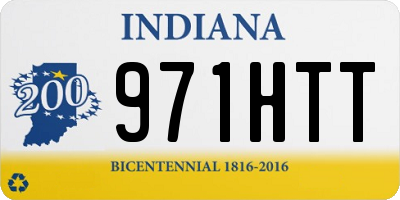 IN license plate 971HTT