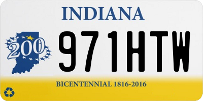 IN license plate 971HTW