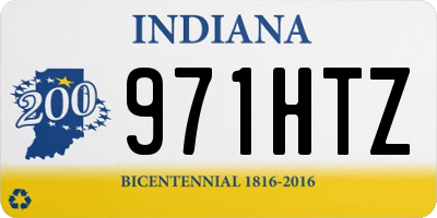 IN license plate 971HTZ