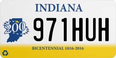 IN license plate 971HUH