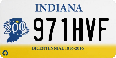 IN license plate 971HVF