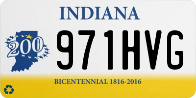IN license plate 971HVG