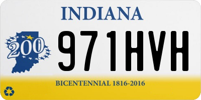 IN license plate 971HVH