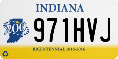 IN license plate 971HVJ