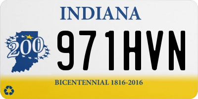 IN license plate 971HVN