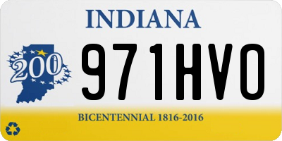 IN license plate 971HVO