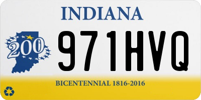 IN license plate 971HVQ