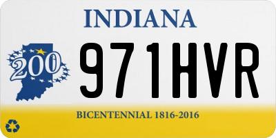 IN license plate 971HVR