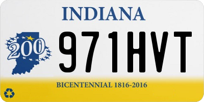 IN license plate 971HVT