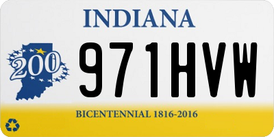 IN license plate 971HVW