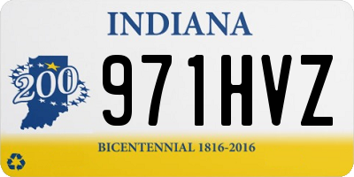 IN license plate 971HVZ